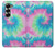 S4033 Typage tie-dye pastel Etui Coque Housse pour Samsung Galaxy Z Fold 6