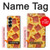 S4067 Pizza hawaïenne Etui Coque Housse pour Samsung Galaxy Z Fold 6