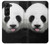 S4049 Panda mignon tirant la langue Etui Coque Housse pour Samsung Galaxy Z Fold 5