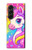 S4057 Licorne mignonne dessin animé Etui Coque Housse pour Samsung Galaxy Z Fold 5