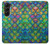S4071 Écailles de sirène colorées Etui Coque Housse pour Samsung Galaxy Z Fold 5