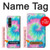 S4033 Typage tie-dye pastel Etui Coque Housse pour Samsung Galaxy Z Fold 3 5G