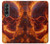 S4062 Crâne de feu Etui Coque Housse pour Samsung Galaxy Z Fold 3 5G