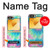 S4033 Typage tie-dye pastel Etui Coque Housse pour Samsung Galaxy Z Flip 6, Flip 7 FE