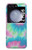 S4033 Typage tie-dye pastel Etui Coque Housse pour Samsung Galaxy Z Flip 5