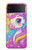 S4057 Licorne mignonne dessin animé Etui Coque Housse pour Samsung Galaxy Z Flip 4