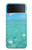S4066 Plage océanique d'été Etui Coque Housse pour Samsung Galaxy Z Flip 4