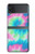 S4033 Typage tie-dye pastel Etui Coque Housse pour Samsung Galaxy Z Flip 3 5G