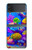 S4058 Aquarium coloré Etui Coque Housse pour Samsung Galaxy Z Flip 3 5G