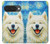 S4064 Chien souriant La Nuit étoilée de Van Gogh Etui Coque Housse pour Google Pixel 10, 10 Pro