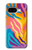 S4037 Motif zèbre coloré Etui Coque Housse pour Google Pixel 9a