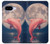 S4045 Nuit de lune de dauphin Etui Coque Housse pour Google Pixel 9a