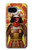 S4063 Armure de samouraï guerrier japonais Etui Coque Housse pour Google Pixel 9a