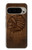 S4035 Sculpture sur bois amérindienne Etui Coque Housse pour Google Pixel 9 Pro