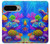 S4058 Aquarium coloré Etui Coque Housse pour Google Pixel 9 Pro
