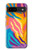 S4037 Motif zèbre coloré Etui Coque Housse pour Google Pixel 8a