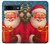 S4046 Joyeux Père Noël Etui Coque Housse pour Google Pixel 8a