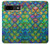 S4071 Écailles de sirène colorées Etui Coque Housse pour Google Pixel 8a