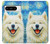 S4064 Chien souriant La Nuit étoilée de Van Gogh Etui Coque Housse pour Google Pixel 8 pro