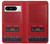 S4073 Cassette rouge vintage Graphique du joueur Etui Coque Housse pour Google Pixel 8 pro