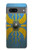S4052 Bouclier romain bleu Etui Coque Housse pour Google Pixel 7a