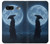 S4034 Nuit de lune de samouraï Etui Coque Housse pour Google Pixel 7