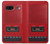 S4073 Cassette rouge vintage Graphique du joueur Etui Coque Housse pour Google Pixel 7