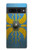 S4052 Bouclier romain bleu Etui Coque Housse pour Google Pixel 7 Pro