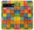 S4077 Aquarelle motif à carreaux colorés Etui Coque Housse pour Google Pixel 7 Pro