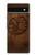 S4035 Sculpture sur bois amérindienne Etui Coque Housse pour Google Pixel 6a