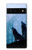 S4053 Couple de deux loups hurlant dans la forêt Etui Coque Housse pour Google Pixel 6