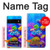 S4058 Aquarium coloré Etui Coque Housse pour Google Pixel 6