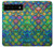 S4071 Écailles de sirène colorées Etui Coque Housse pour Google Pixel 6