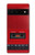 S4073 Cassette rouge vintage Graphique du joueur Etui Coque Housse pour Google Pixel 6