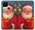 S4046 Joyeux Père Noël Etui Coque Housse pour Google Pixel 4a 5G