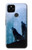 S4053 Couple de deux loups hurlant dans la forêt Etui Coque Housse pour Google Pixel 4a 5G