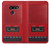 S4073 Cassette rouge vintage Graphique du joueur Etui Coque Housse pour LG G8 ThinQ
