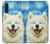 S4064 Chien souriant La Nuit étoilée de Van Gogh Etui Coque Housse pour LG Velvet