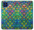 S4071 Écailles de sirène colorées Etui Coque Housse pour Motorola One 5G