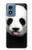 S4049 Panda mignon tirant la langue Etui Coque Housse pour Motorola Moto G Play 4G (2024)