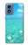S4066 Plage océanique d'été Etui Coque Housse pour Motorola Moto G Play 4G (2024)