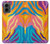 S4037 Motif zèbre coloré Etui Coque Housse pour Motorola Moto G 5G (2024)