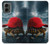 S4056 Tortue de Madagascar à bonnet rouge Etui Coque Housse pour Motorola Moto G 5G (2024)