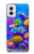 S4058 Aquarium coloré Etui Coque Housse pour Motorola Moto G Power 5G (2024)