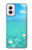 S4066 Plage océanique d'été Etui Coque Housse pour Motorola Moto G Power 5G (2024)