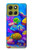 S4058 Aquarium coloré Etui Coque Housse pour Motorola Moto G86