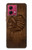 S4035 Sculpture sur bois amérindienne Etui Coque Housse pour Motorola Moto G84