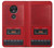 S4073 Cassette rouge vintage Graphique du joueur Etui Coque Housse pour Motorola Moto G7 Power