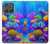 S4058 Aquarium coloré Etui Coque Housse pour Motorola Edge (2025)