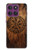S4036 Boussole en bois viking Vegvisir Etui Coque Housse pour Motorola Edge 60 Pro